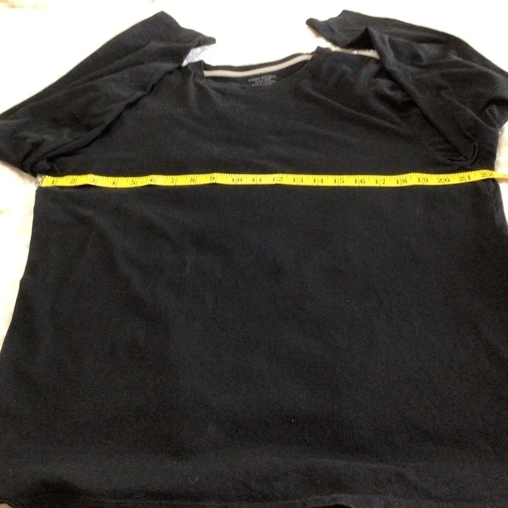 Men’s Banana Republic Black Fitted Crew Tee XL Cotton